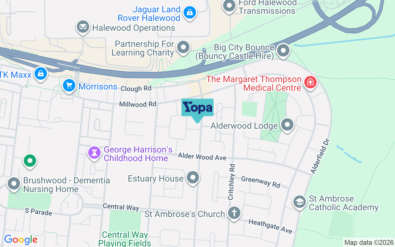 Map showing the location of L24 2TA