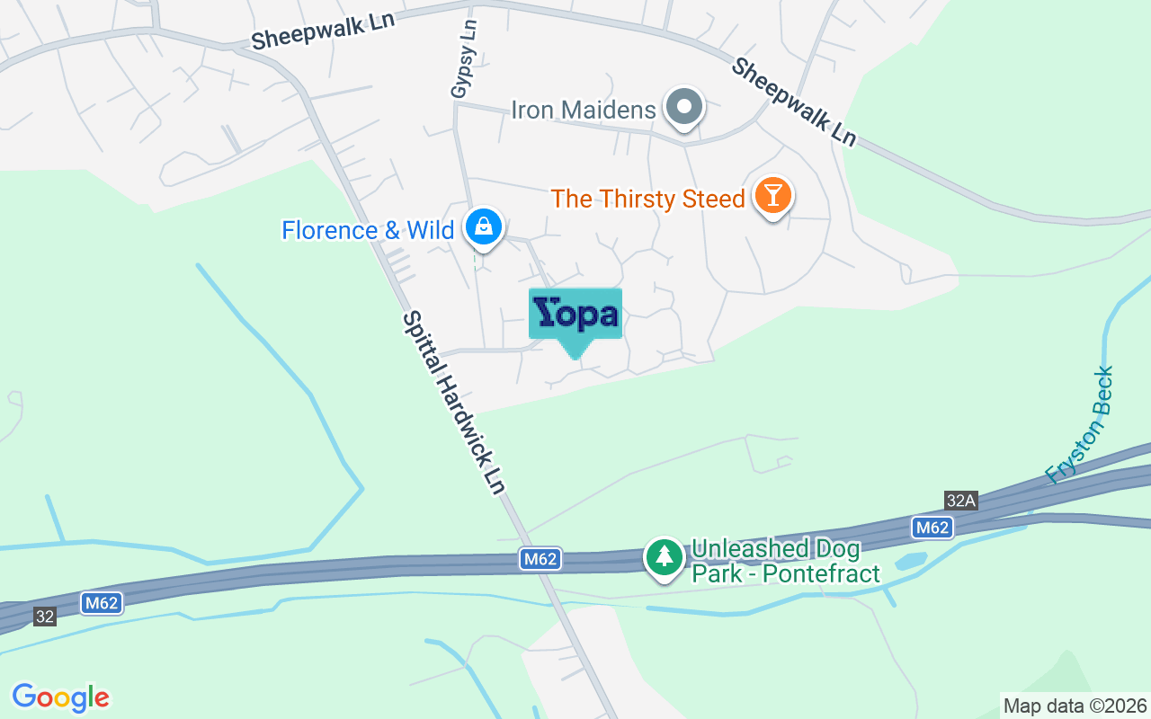 Map showing the location of WF10 3HE