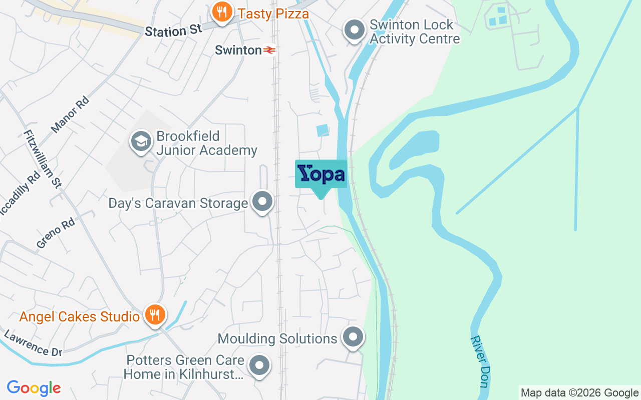 Map showing the location of S64 8FF