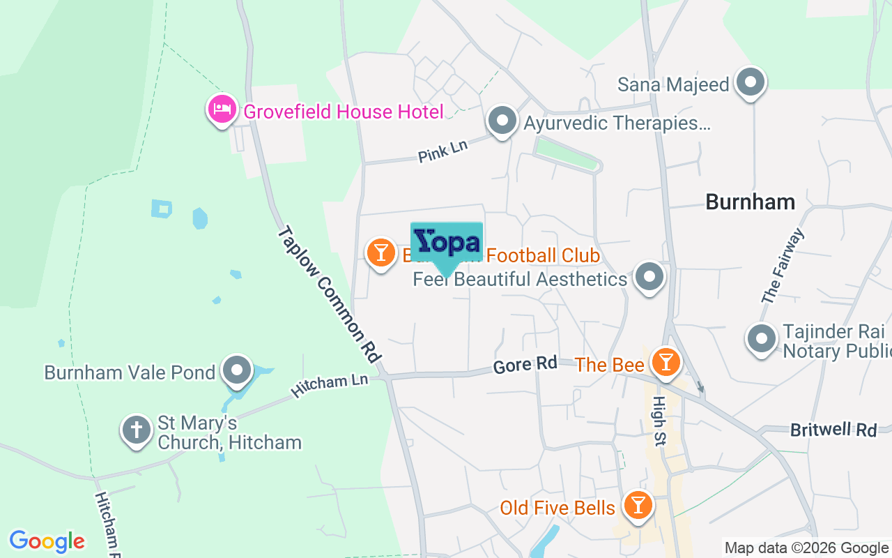 Map showing the location of SL1 7DQ