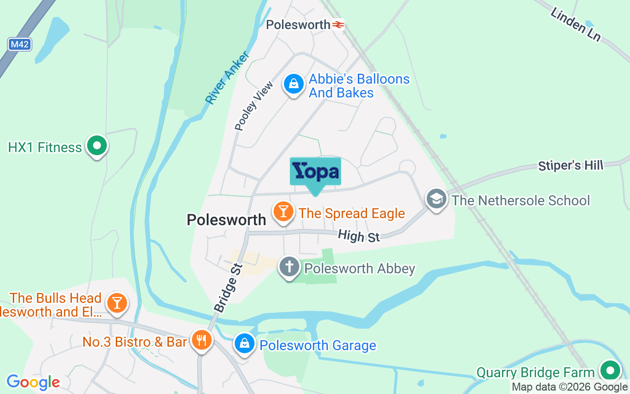 Map showing the location of B78 1EF