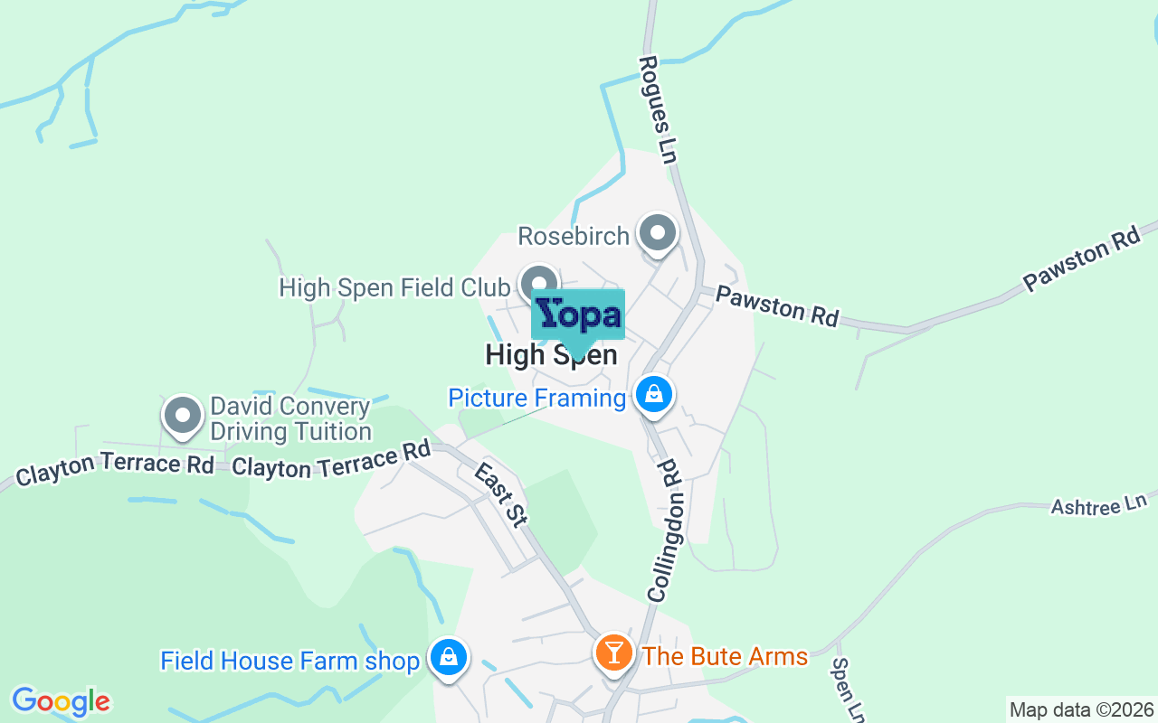 Map showing the location of NE39 2BF