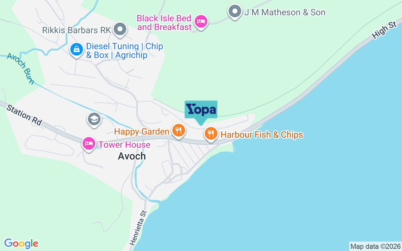 Map showing the location of IV9 8QL