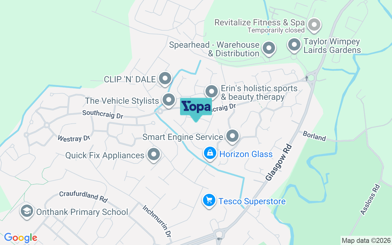 Map showing the location of KA3 6FW