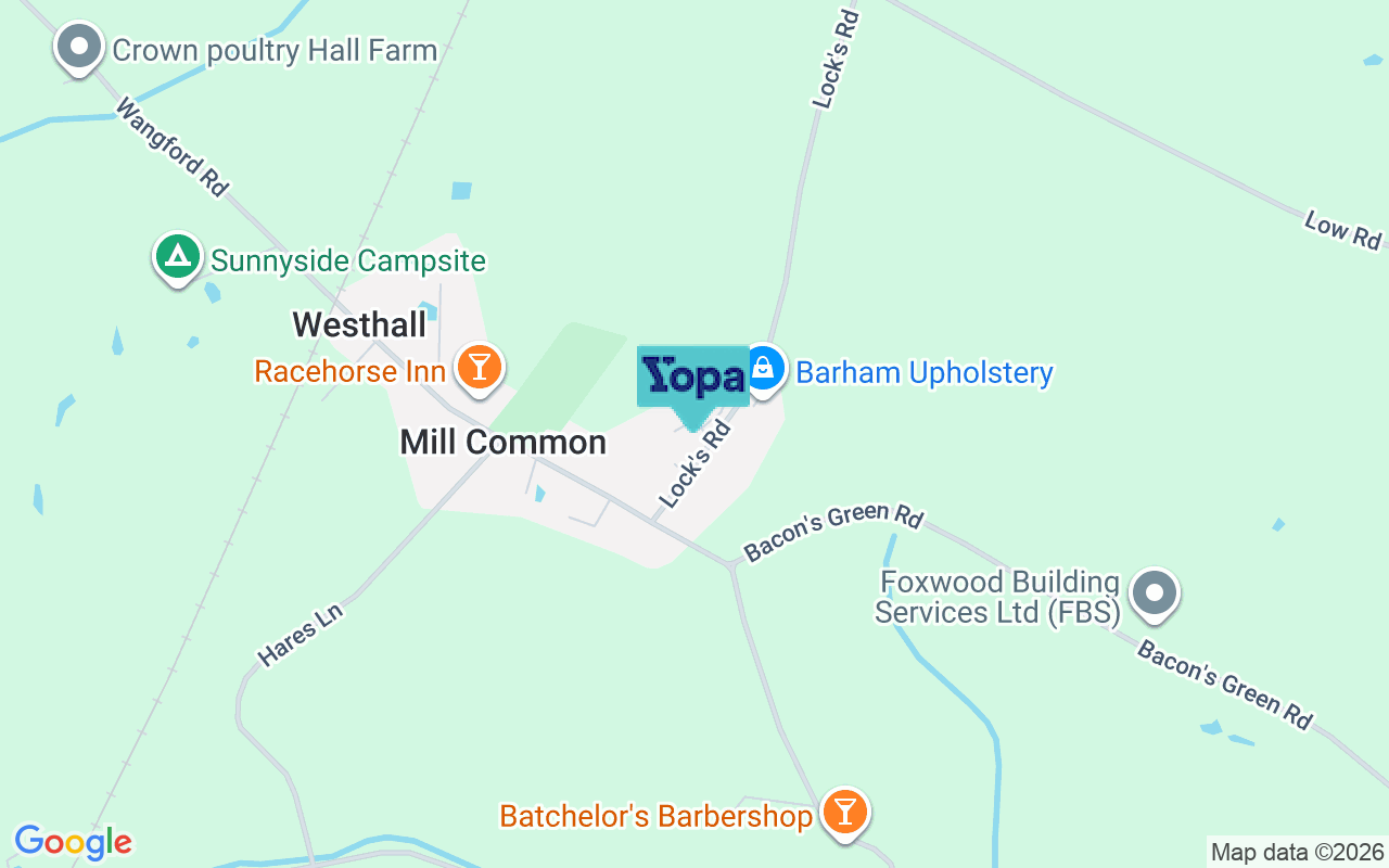 Map showing the location of IP19 8RD