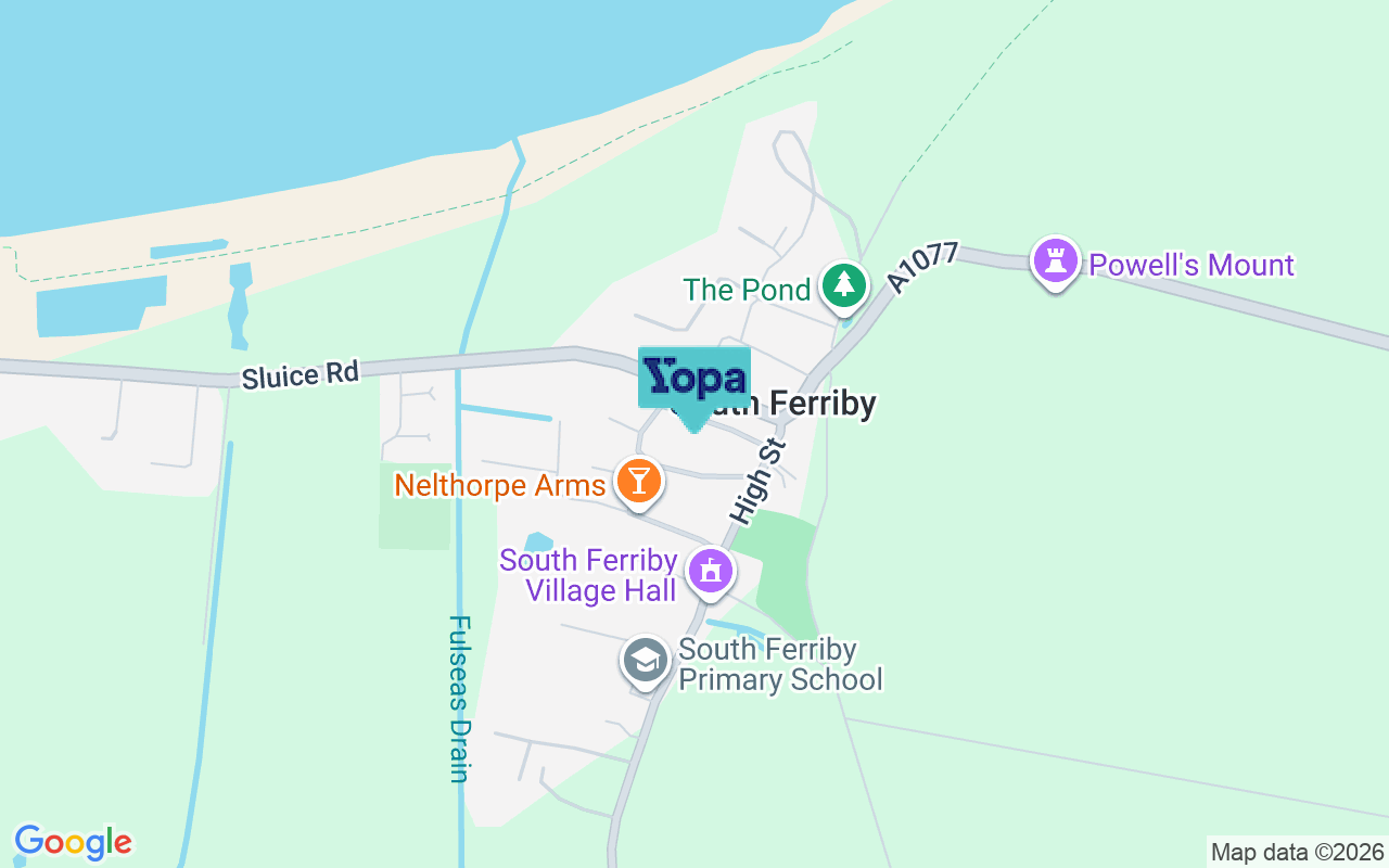Map showing the location of DN18 6HH