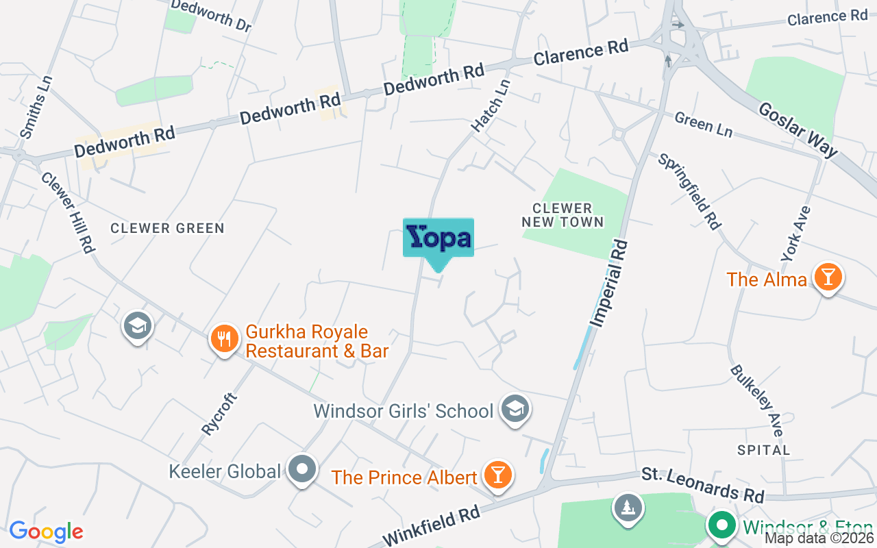 Map showing the location of SL4 3FF