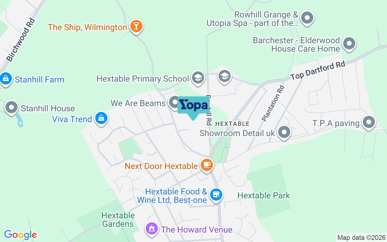 Map showing the location of BR8 7FP