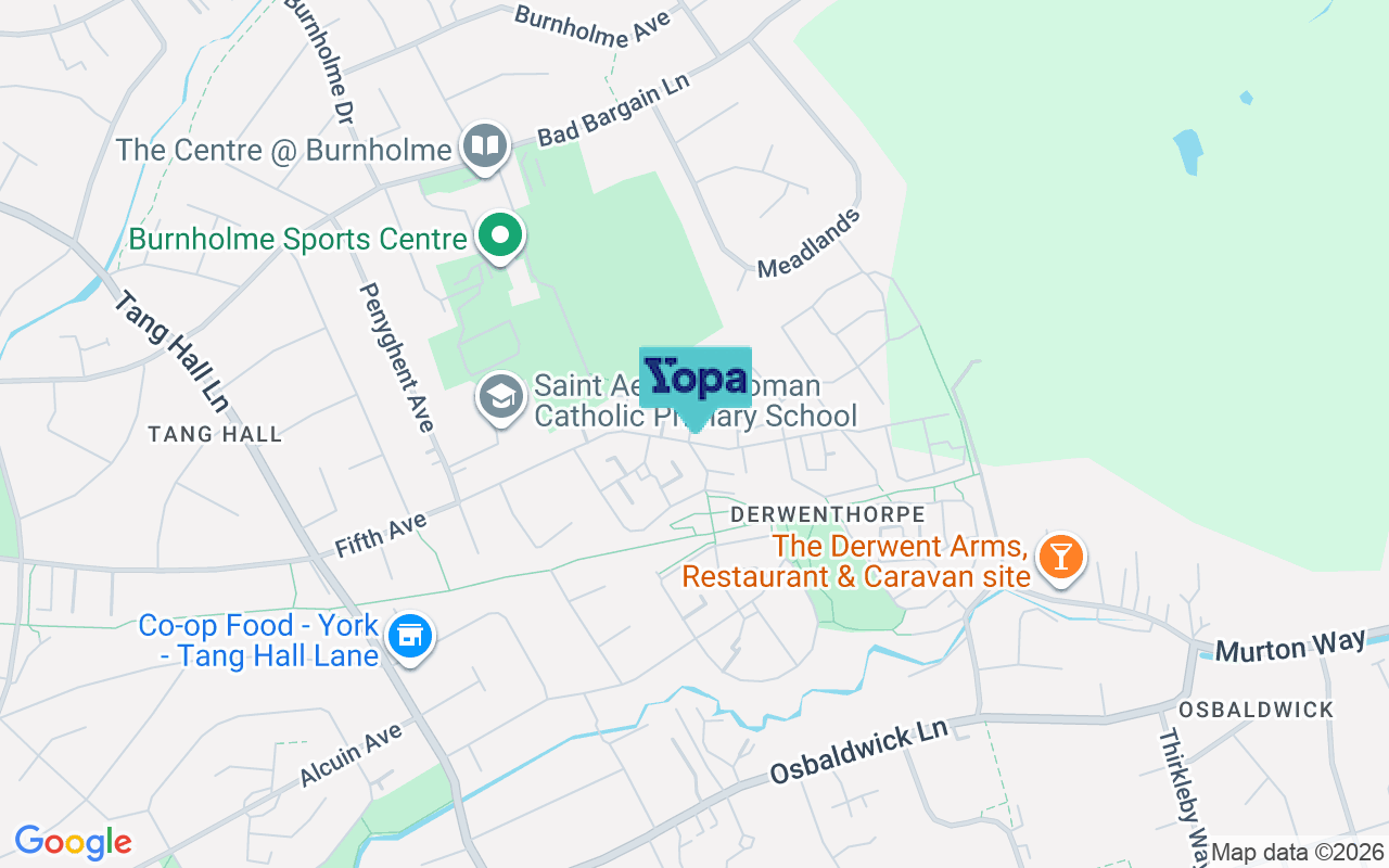 Map showing the location of YO31 0RQ