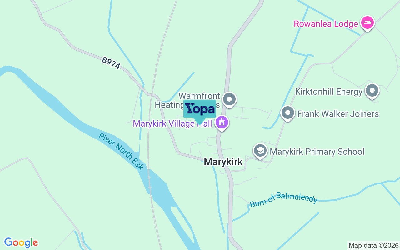 Map showing the location of AB30 1HY