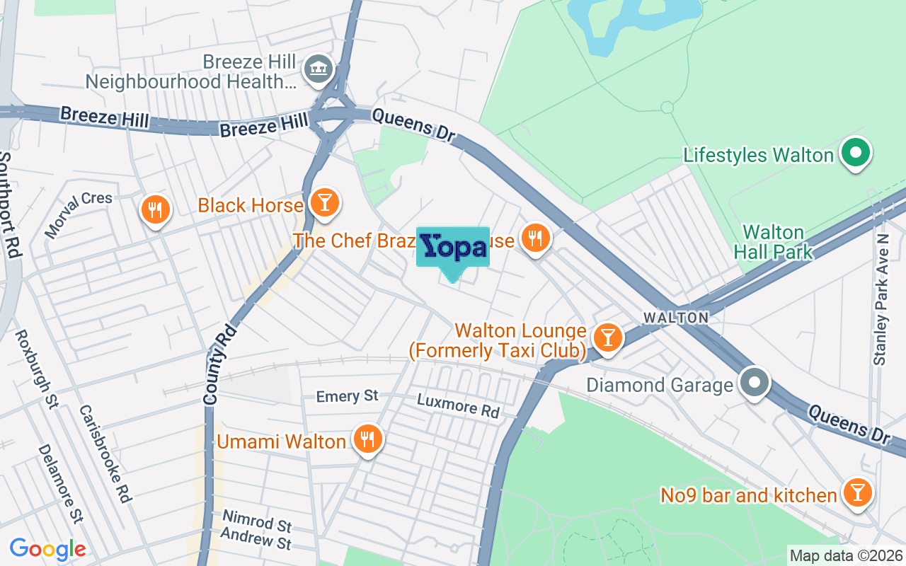 Map showing the location of L4 5UB
