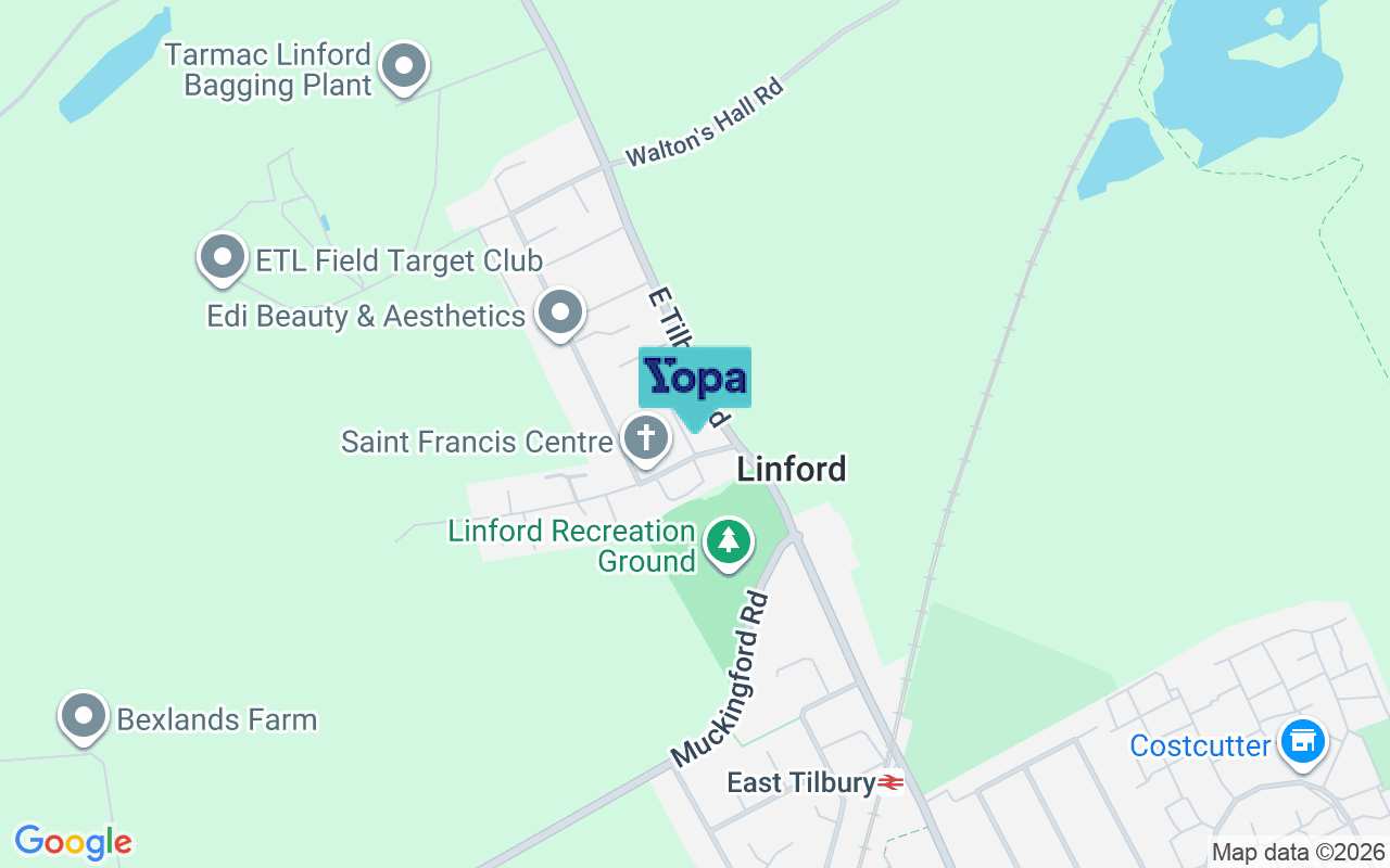 Map showing the location of SS17 0QN
