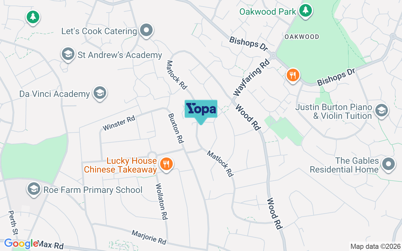 Map showing the location of DE21 4QE
