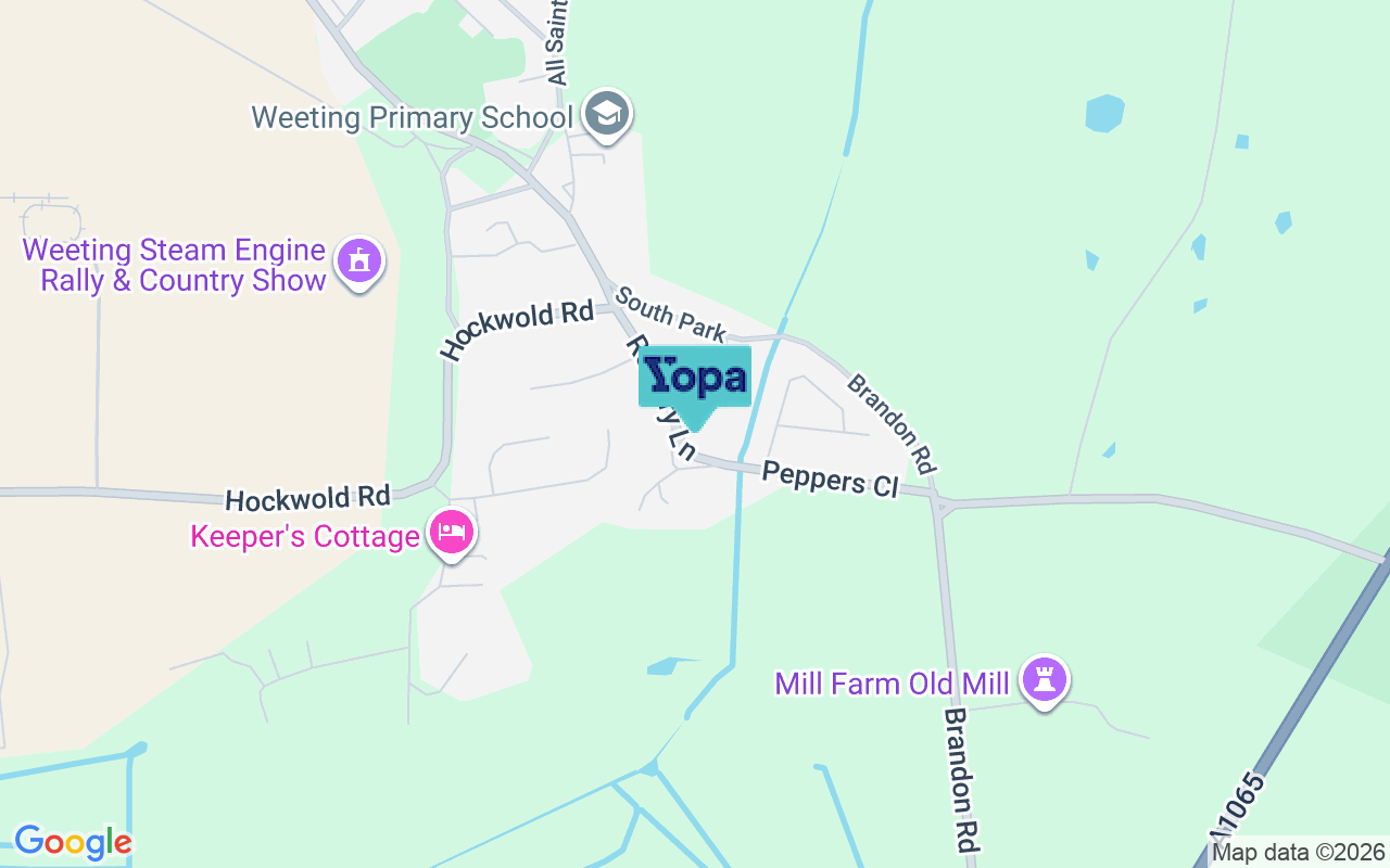 Map showing the location of IP27 0PX
