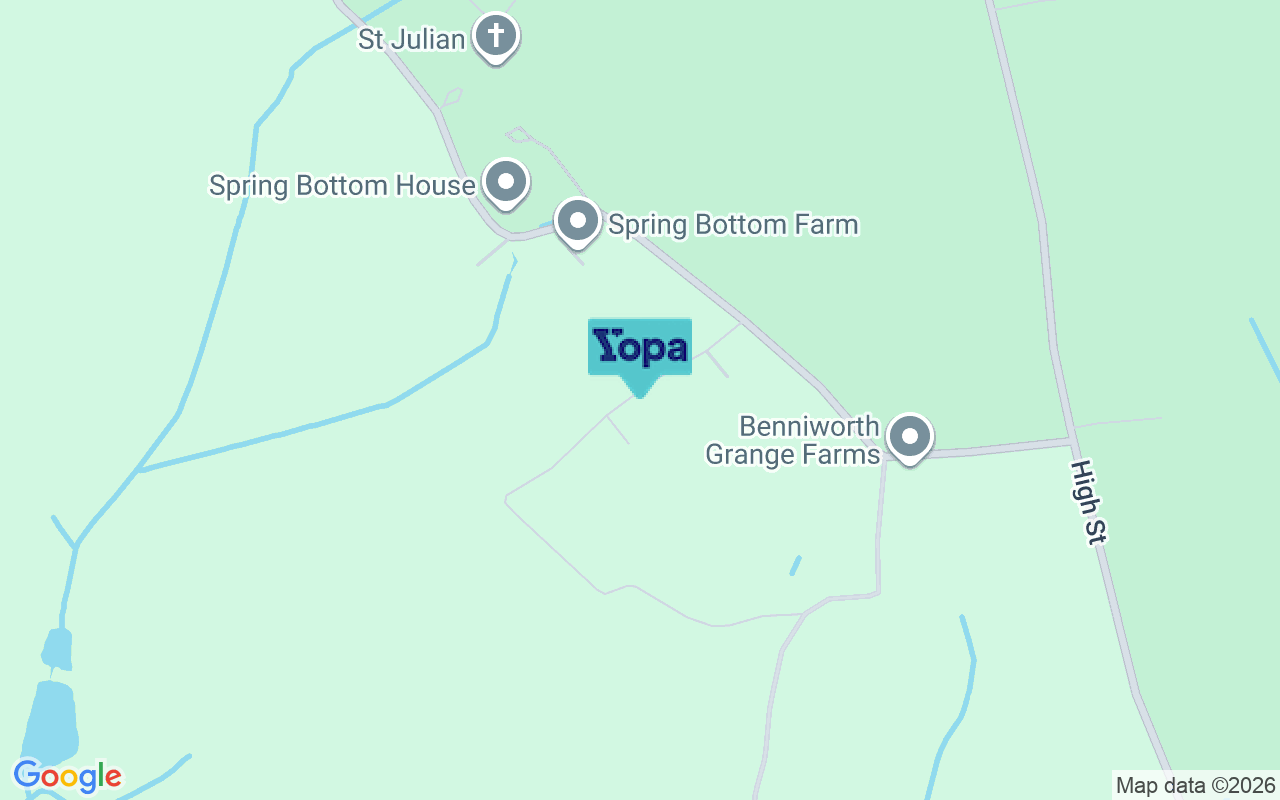 Map showing the location of LN8 6JR
