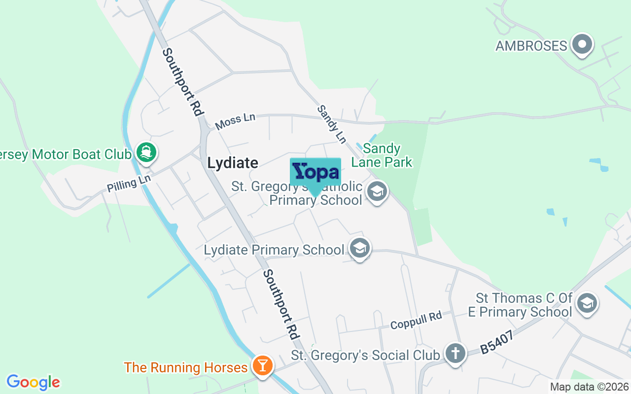 Map showing the location of L31 4JL