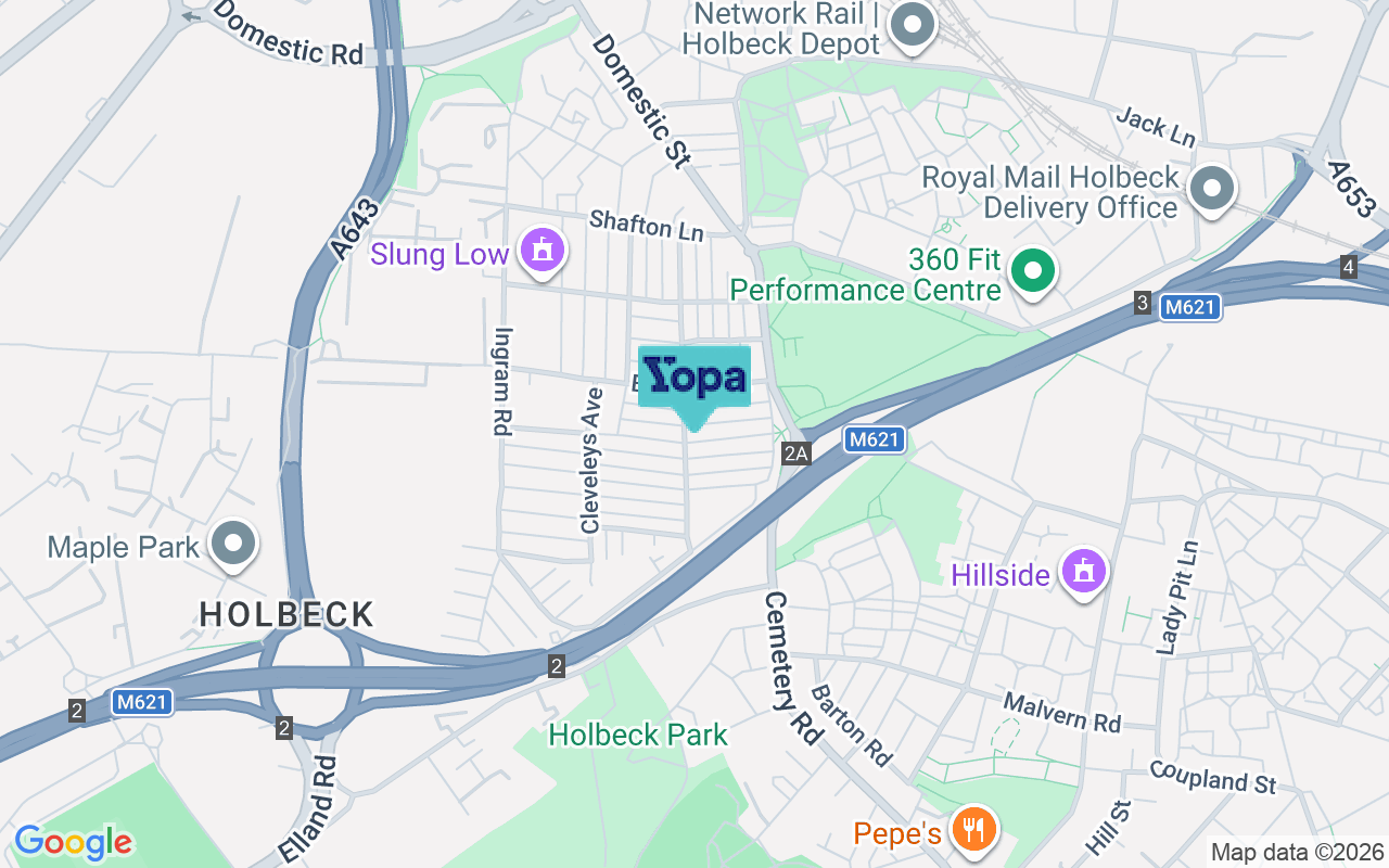 Map showing the location of LS11 0AR
