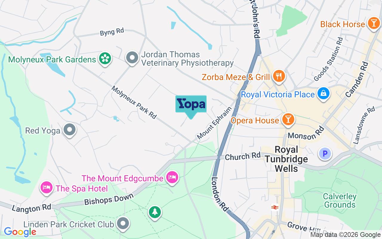 Map showing the location of TN4 8EP