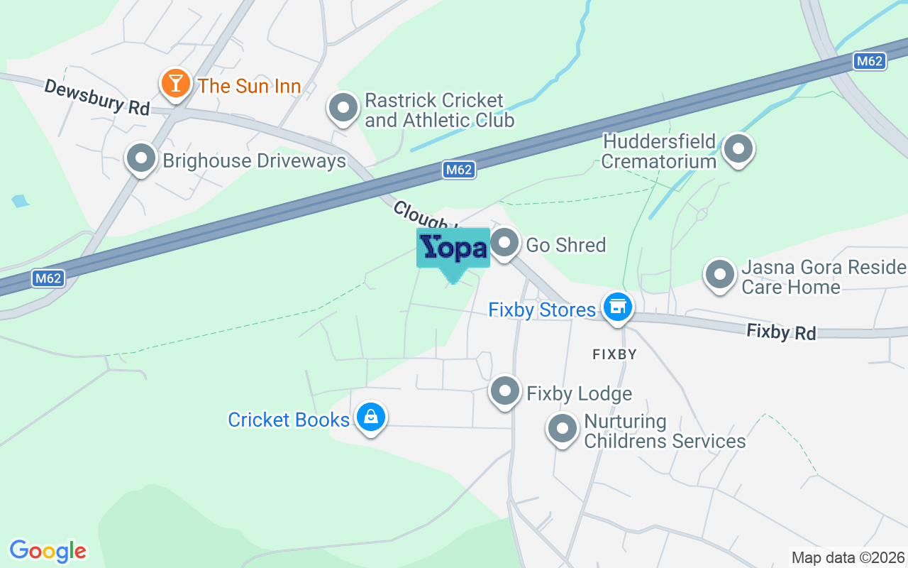 Map showing the location of HD2 2GP