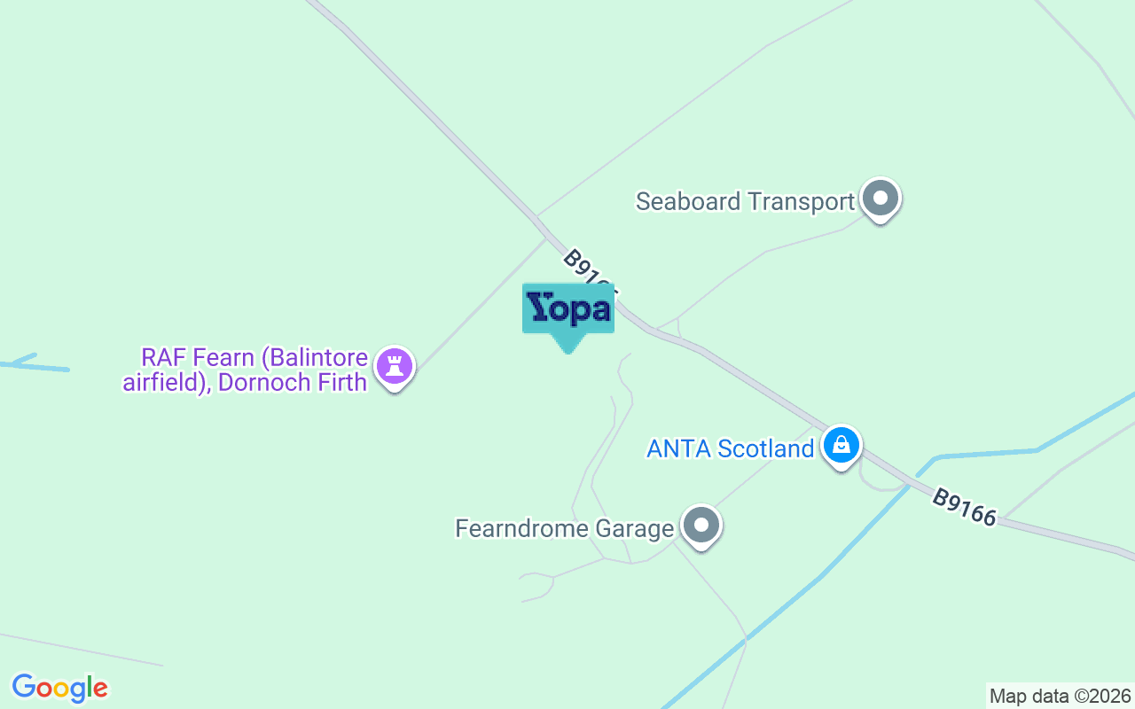 Map showing the location of IV20 1XH