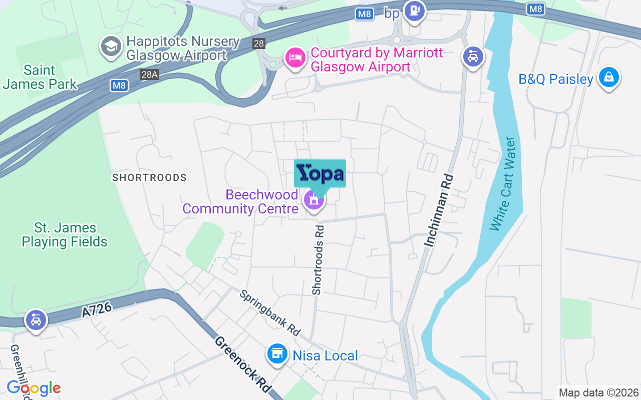 Map showing the location of PA3 2QY