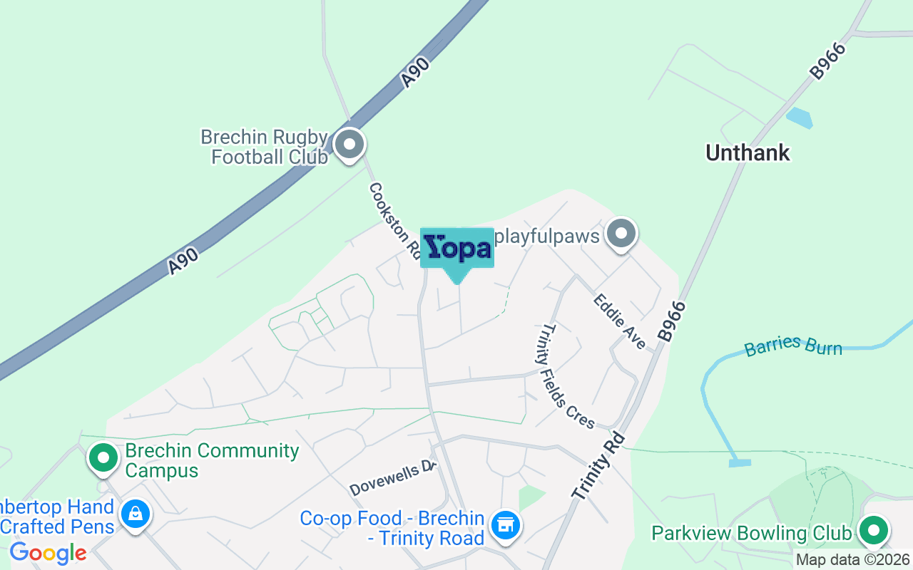Map showing the location of DD9 6BS
