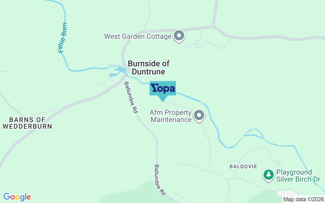 Map showing the location of DD5 3UQ