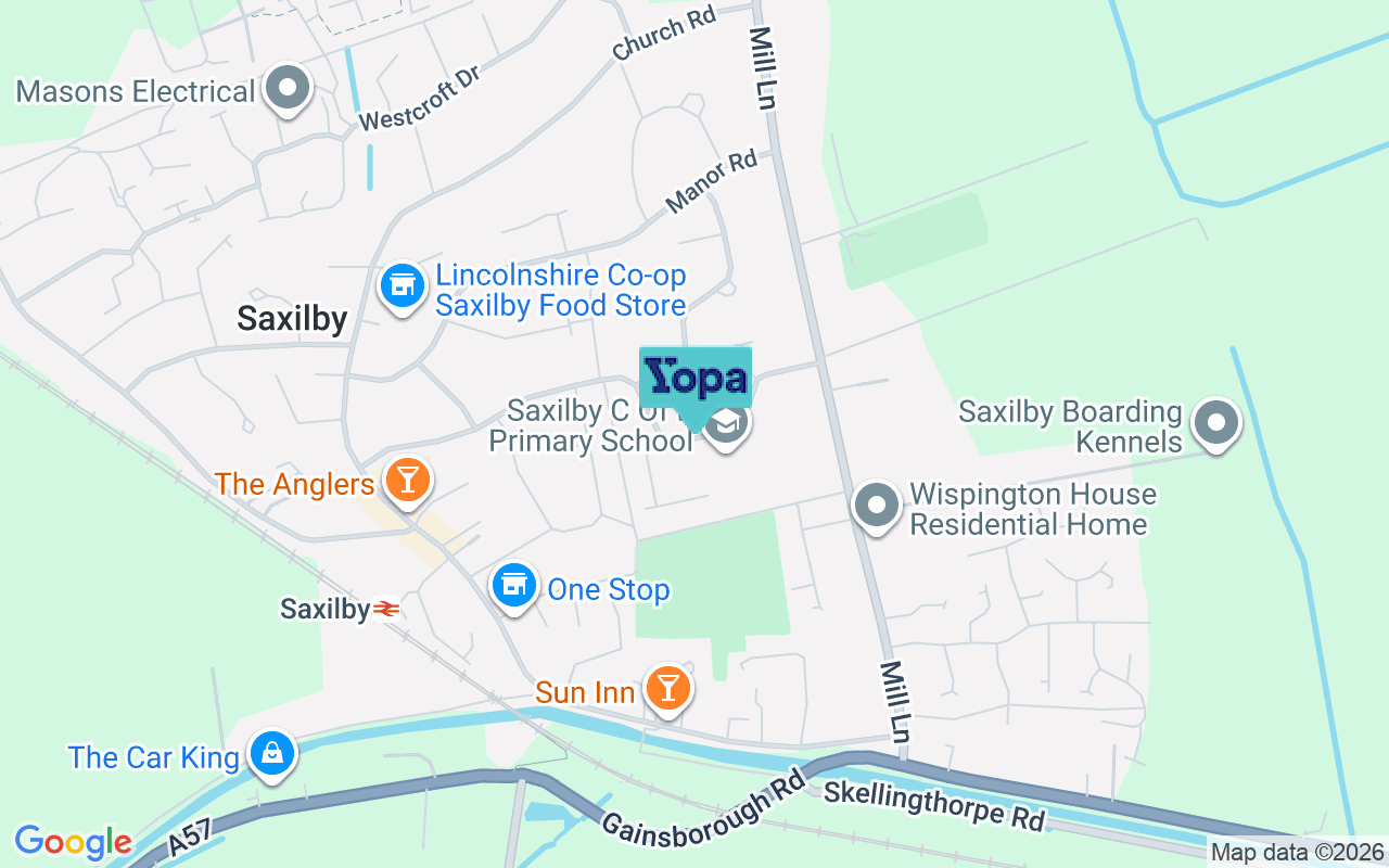 Map showing the location of LN1 2QJ