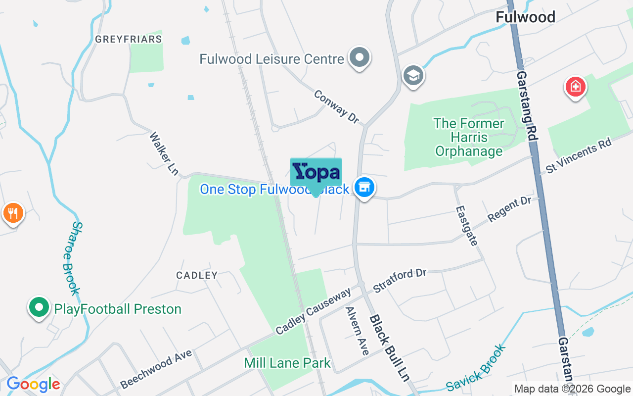 Map showing the location of PR2 3QX