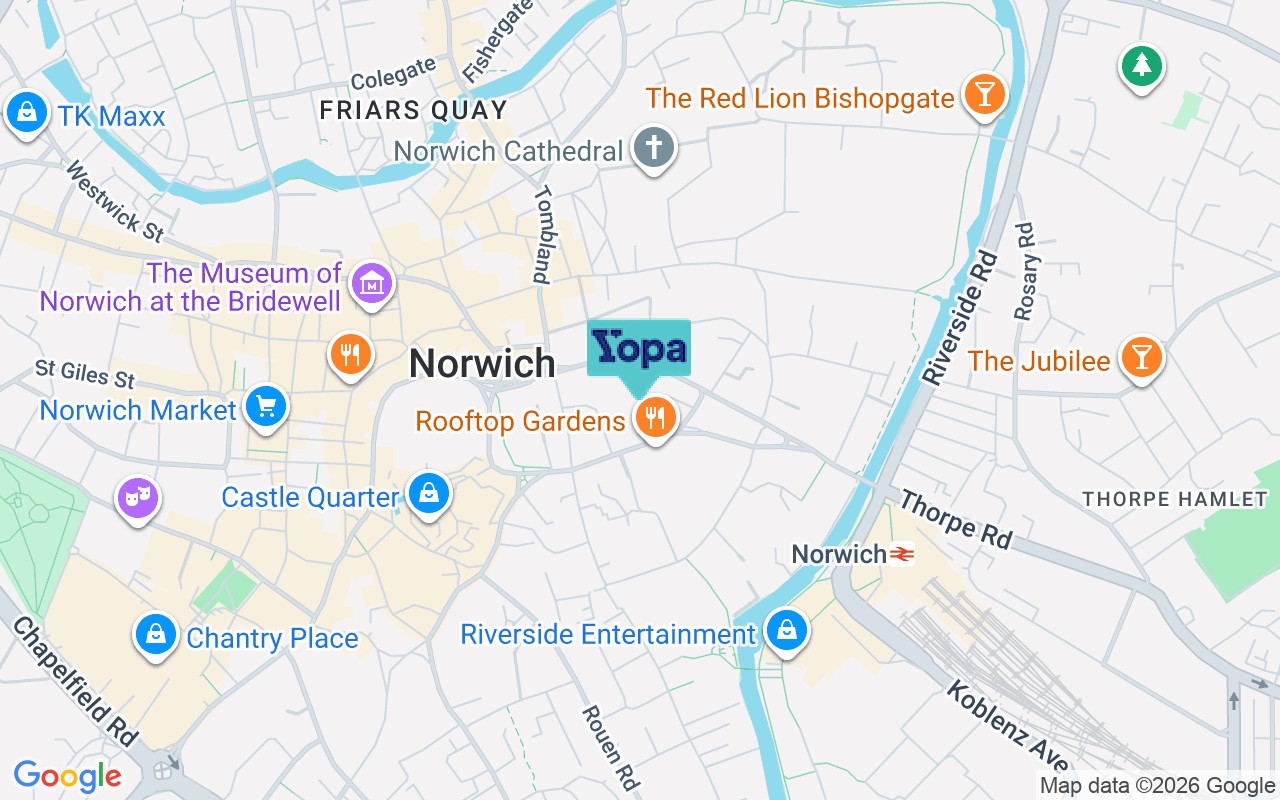 Map showing the location of NR1 1EA
