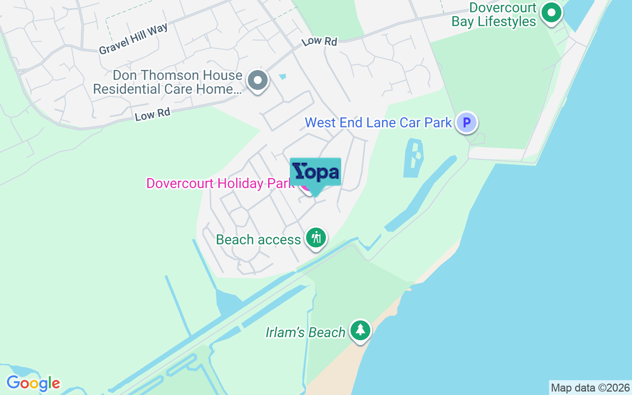 Map showing the location of CO12 3TZ