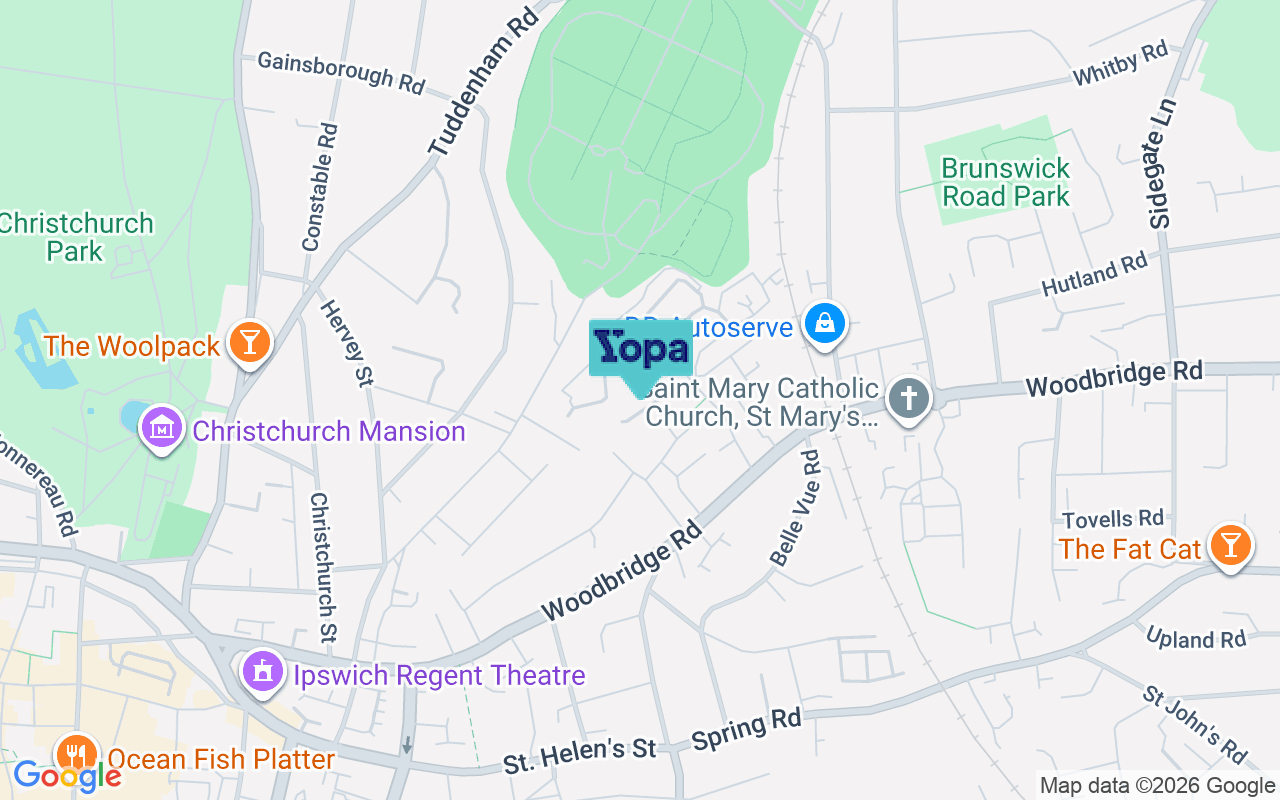 Map showing the location of IP4 2GH