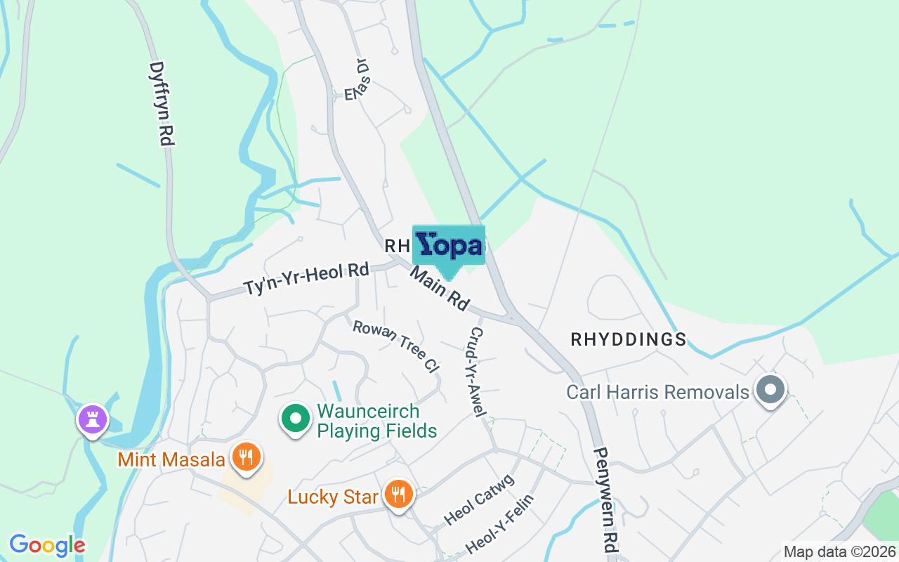 Map showing the location of SA10 7PD