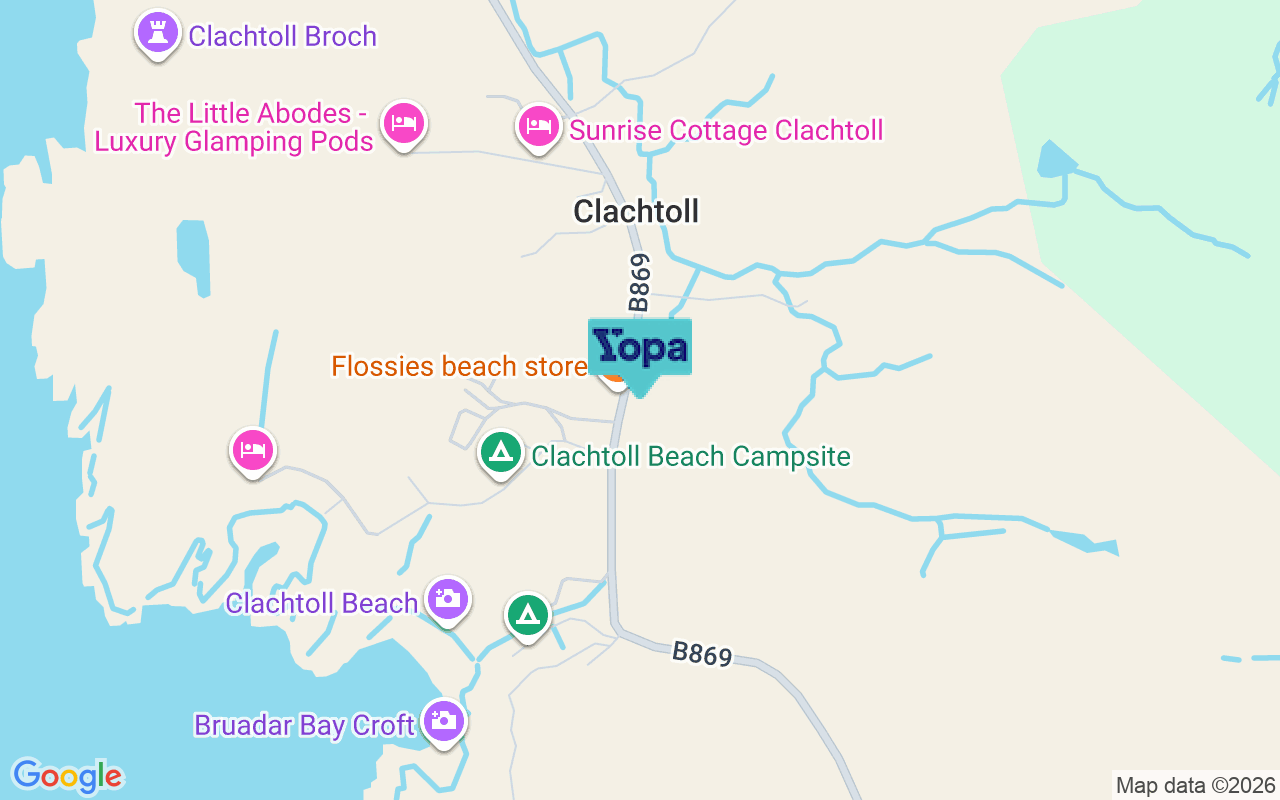 Map showing the location of IV27 4JD