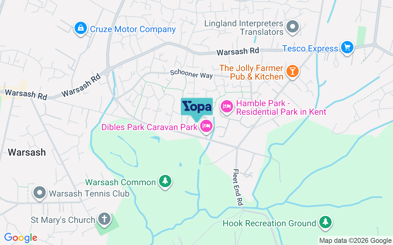 Map showing the location of SO31 9SA