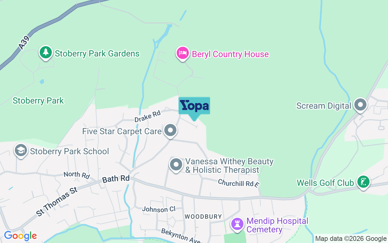 Map showing the location of BA5 3JQ