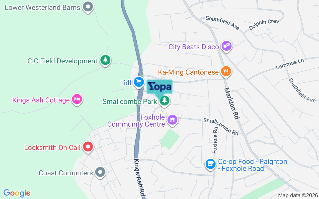 Map showing the location of TQ3 3SG