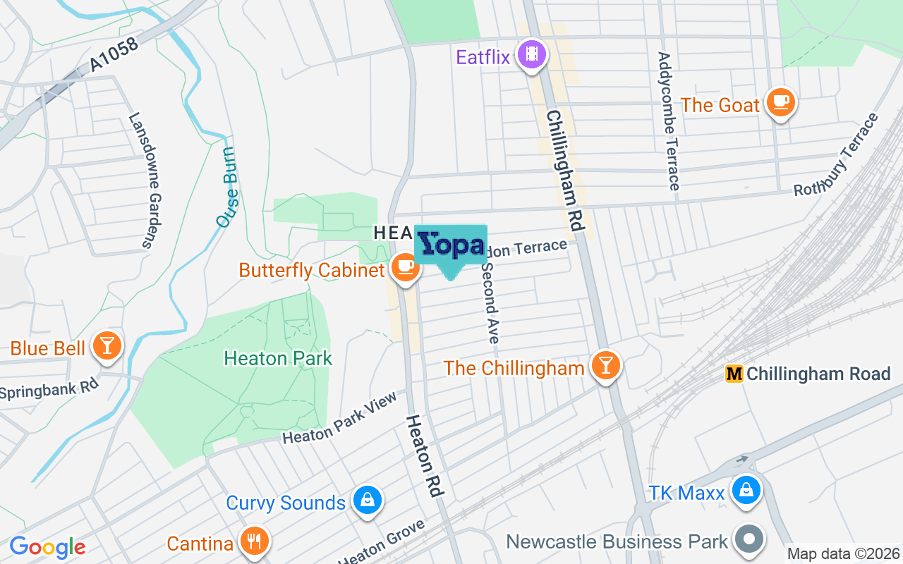 Map showing the location of NE6 5XR