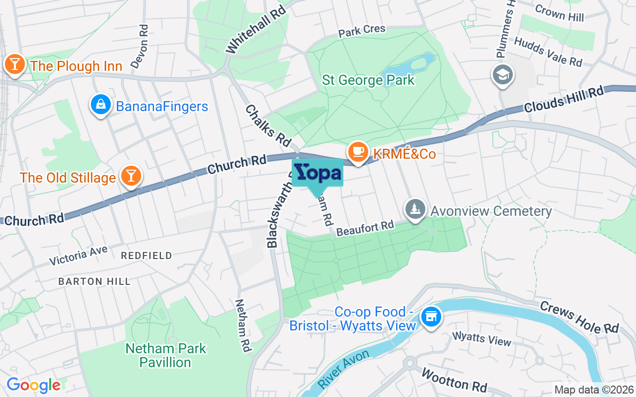 Map showing the location of BS5 8DL