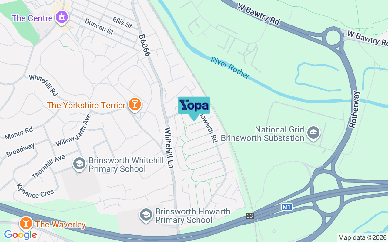 Map showing the location of S60 5LJ